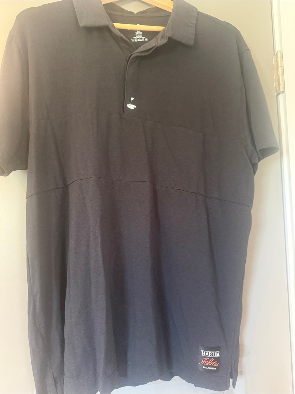 Fabletics Black Men's Polo Shirt